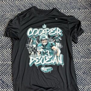 Nike Black Philadelphia Eagles DeJean dri fit T shirt L Never worn!!!
